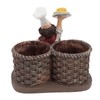 Chef Stature Holder Decorative Synthetic Resin Ingenious Vivid Chef Figurine