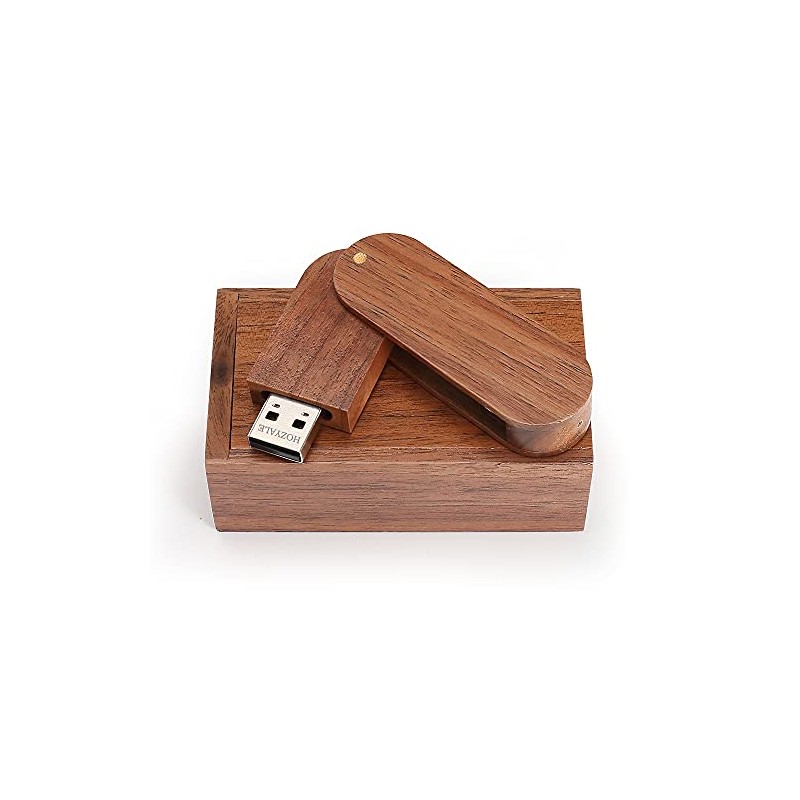 HOZYALE USB Stick Wooden USB 2.0 Flash Drive 32 GB