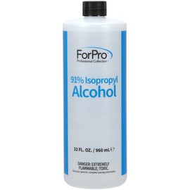 ForPro 91% Isopropyl Alcohol (IPA), Pure & Unadulterated Concentrated Alcohol, 32 Fl Oz (960 ml)