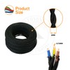LEDSone Various Colours 10 m New 3 Core Textile Cable