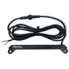 Red Flag Robotics Universal license plate light 12V 100mA with waterproof connector and 86 in lead