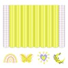 Tintnut Boho Permanent Vinyl - 8 Sheets 12"x10"Pastel Yellow Adhesive