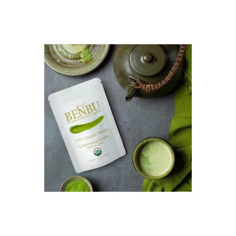 Benbu Té Matcha Orgánico Benbu Grado Ceremonial 100 G