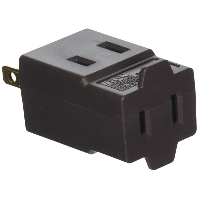 Brown 3outlet 2wire Cube Tap