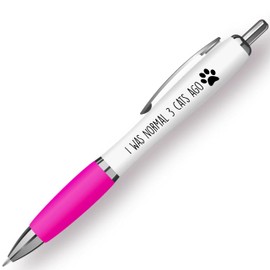 Funny Pen – I Was Normal 3 Cats Ago - Animal Lover, Office Banter PEN102