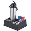 Service Ideas APLR15BL Airpot Stand and Condiment Station, Holds 1
