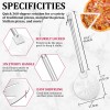 Leonyo 7 Inch Perforated Pizza Peel, Leonyo Round Pizza Paddle,