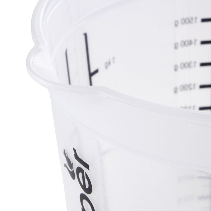 keeeper Messkanne mit Anti-Rutsch-Funktion, 1,5 l, Massimo, Graphit-Grau