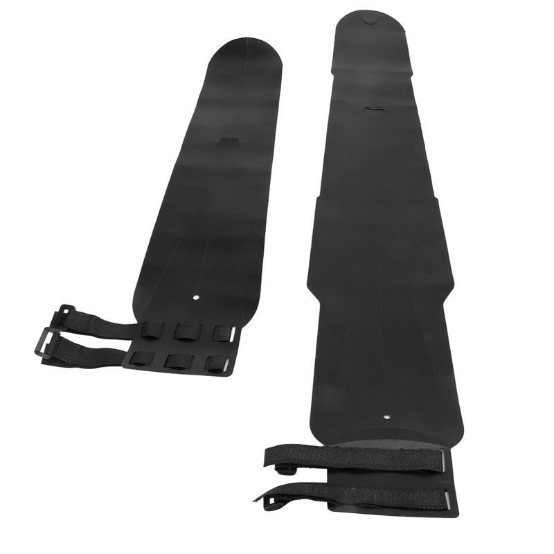 2pcs Bicycle Fenders PP Waterproof Rollable Bike Front Rear Mudguard