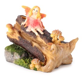 Puckator Ancient Woodland Daydream Fairy Backflow Incense Burner - Home Zen Meditation Decor Accessories - Incense Waterfall Cone Burner Spiritual Feng Shui Goth Relaxation Gifts Gift Desk Ornaments
