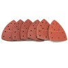 60 pieces of sandpaper triangular sander, 11-hole, 105 x 152