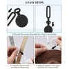 FAMULP 3-Pack Magnetic Hat Clips for Travel on Bag, Hands-Free