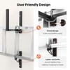SMOQIO Ladder Rack for Trailer Enclosed, 4pcs Side Mount 400lb