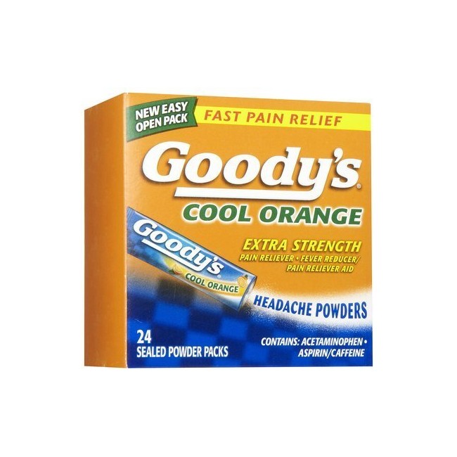 Goody's Headache Powder-Cool Orange-24 ct. (Quantity of 6)