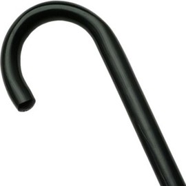 Round Nose Crook Cane Hardwood Black -Affordable Gift! Item #DHAR-9003108