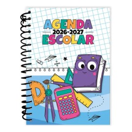 Agenda Diaria | Pasta Dura | 14 X 20 Cm | Escolar | S