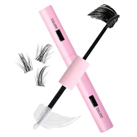 Cluster Lashes Glue - Strong Hold Latex for DIY Eyelash Extensions - 2 in 1 Mascara Extension Glue - Individual Eyelashes - Waterproof Sealan