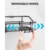 Nieifi Shower Caddy Shelf with Hooks Storage Rack Organizer Adhesive