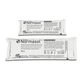 Sterets Normasol Sterile Topical Irrigation Solution Sachets 25ml, Pack of 25