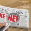 Handheld Magnifying Glass 5x Rechargeable Touch Control LED Light Handheld