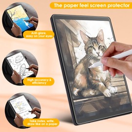 Secpeak 2 Pack Screen Protector Compatible With Lenovo Tab M11 2024 11",1 Paper-feel Screen Protector + 1 Tempered Film Screen Protector, [Easy Installation] [Bubble Free]
