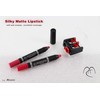 Hot Pink Silky Matte Lipstick Creamy Formula Very Smooth and
