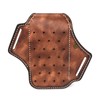 TOURBON Leather Smartphone Pouch, Smartphone Holder, Belt Loop, Tool Pouch,