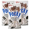[ 3 Packs ] Glico Pocky Cookies and Cream Biscuit