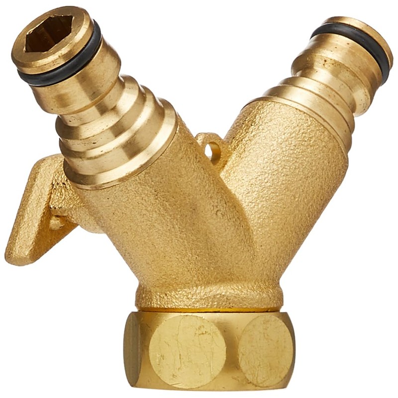 Spear & Jackson BWF14 3/4" 2 Way Brass Tap Connector,