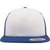 Flexfit Foam Trucker Snapback Cap - Royal/White - One Size