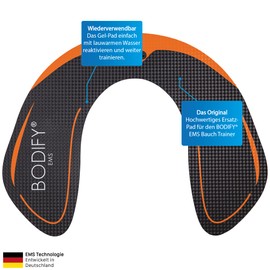 Bodify Original Replacement Pads Set of 2 (Without Controller) EMS Hip Trainer - Pomus Muscle Trainer for Men and Women