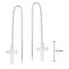 AeraVida Expression of Faith Cross and Chain .925 Sterling Silver