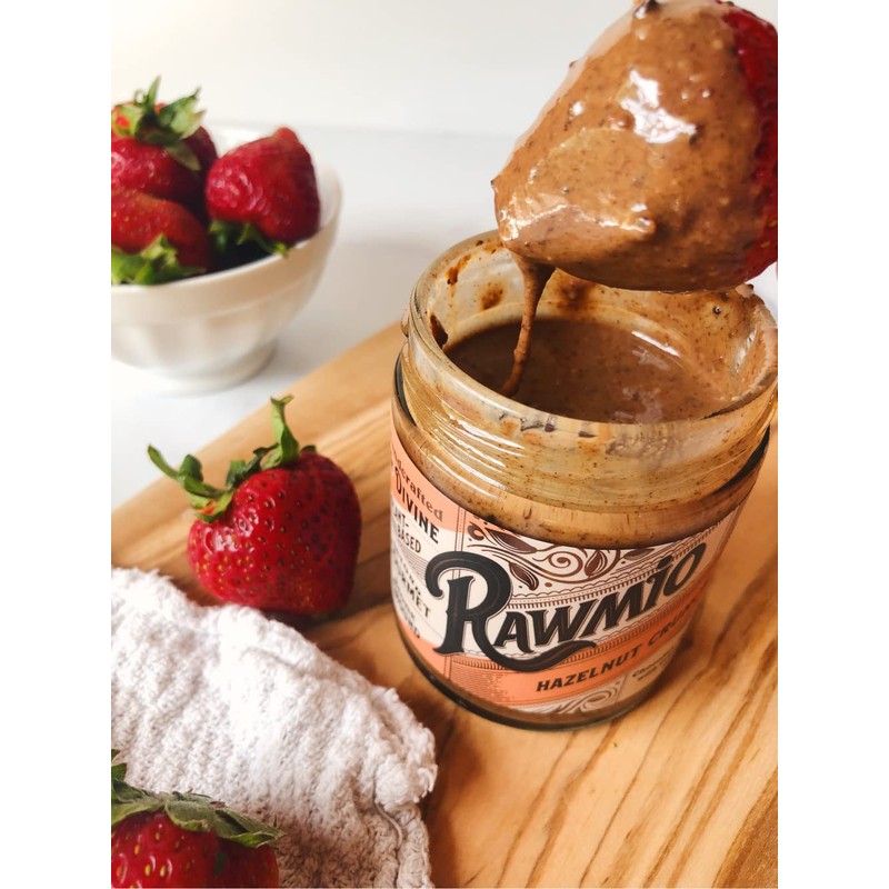 Rawmio Organic Hazelnut Crunch Spread, 6 oz. Pack of 2,