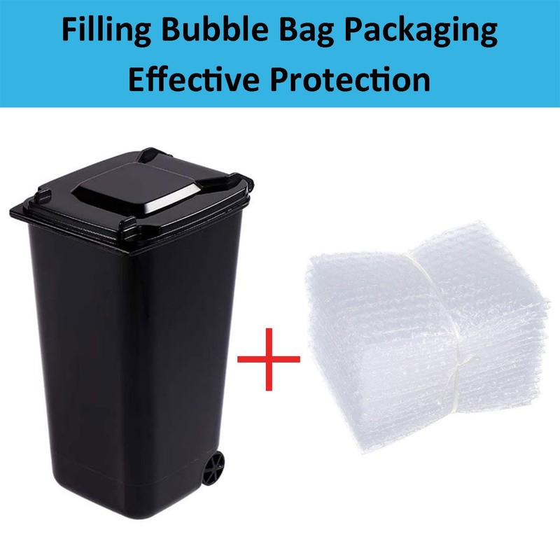 TAIANJI Pack of 2 Mini Plastic Table Rubbish Bin with