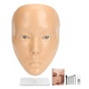 Silicone Makeup Practice Full Face Board with 20ml Cleansing Oil