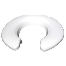 Toilet Seat, Open Front, 19-17/16 In