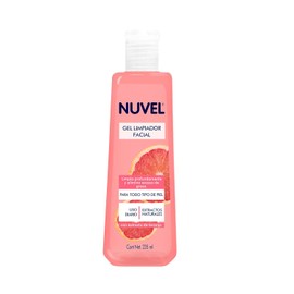 Nuvel Gel Limpiador Facial para Todo Tipo de Piel con Extracto de Toronja, 235 ml,Limpiador Facial con Ingredientes Naturales                         