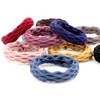 BIANHUAN Hair Ties, Ring Elastics, Colorful, Washable, Cute, Large Capacity,