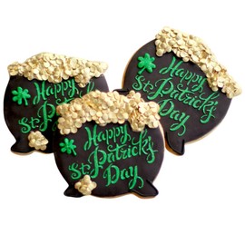 ½ Dz. "Pot of Gold" Cookies! A Rainbow’s End Swims in Gold! St. Patrick's Day, Irish Party Gift