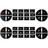 AC Dash Button Repair Kit -Compatible with Chevy, Best for