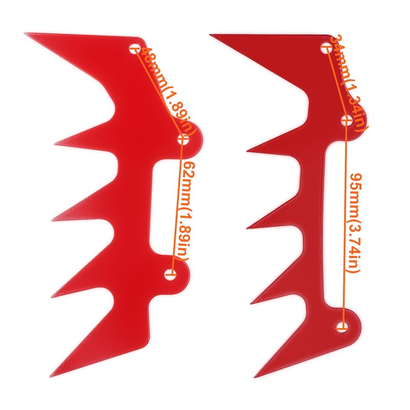 Mtanlo Dual Felling Dog Bumper Spikes Chain Catcher Set for
