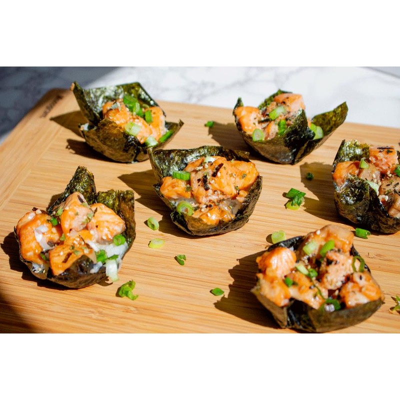 ONE ORGANIC Sushi Nori Premium Roasted Organic Seaweed (50 Full