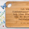 Mr. & Mrs. Panda Frühstücksbrettchen Spruch Kundensupporterin Heldin - Geschenk,