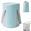 SensaBliss Folding Bucket, Foot Bath, Heat Retention, Large Capacity, Deep