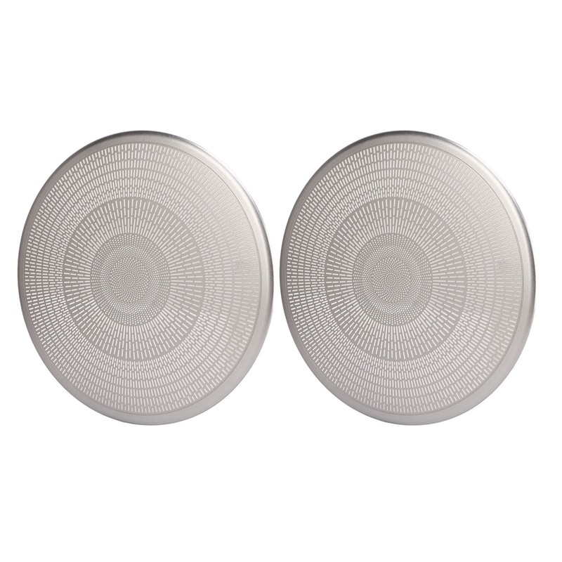 2PCS Car Audio Speaker Cover Stainless Steel Replacement for FJ