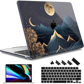 May Chen Compatible with MacBook Air 13.6 Inch Case 2024 2023 2022 Release Model A3113 M3 A2681 M2 Chip, Plastic Hard Shell Case for MacBook Air 13.6" with Liquid Retina display, Traditional
