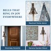 5" Solid Brass Bell Antique Brass Quality Marine Wall Mounted