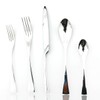 JASHII 18/10 Stainless Steel 20 Piece Mirror Polished Silver Flatware