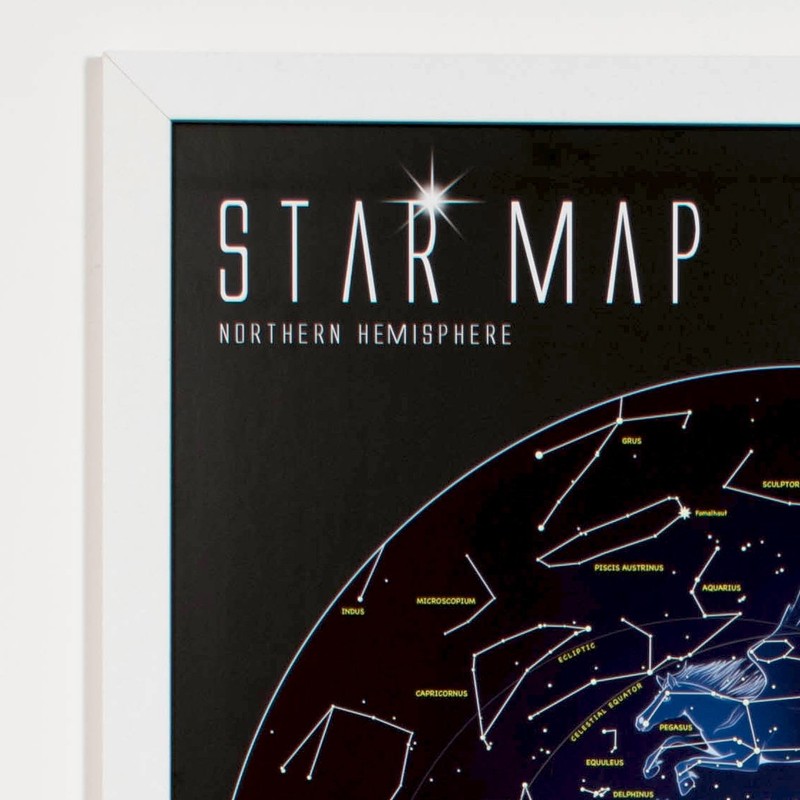 Maps International Glow in The Dark Constellation Map – Illuminates