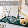 Glass Bud Vase for Centerpieces, 12Pcs/4Sets Glasseam Modern Clear Mini